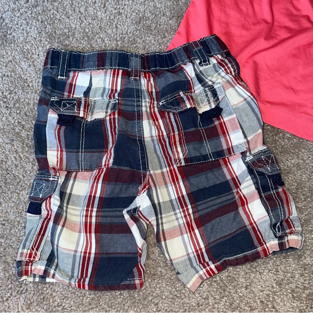 nautica/jumping‎ bean trio of 2t shorts/shirt - Picture 7 of 8